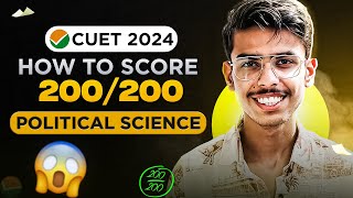 Political Science CUET 2024 Strategy and Tips! #cuet #cuet2024 #politicalscience