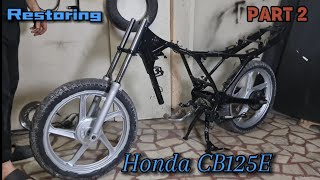 Restoring Honda CB125E ( Part 2 )