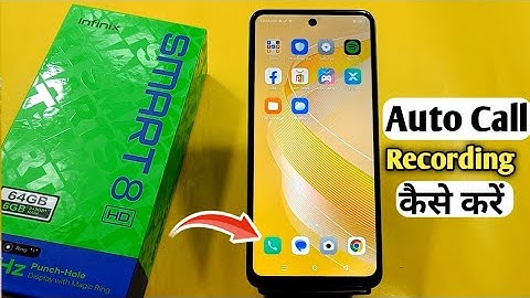 How To Auto Call Recording in Infinix Smart 8 HD | Infinix Smart 8 HD में Call Recording कैसे करें
