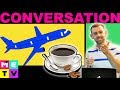 English Airplane Conversation