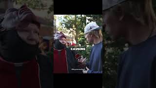 Bryce Crawford Confronts Agnostic in Satanic City ✝️