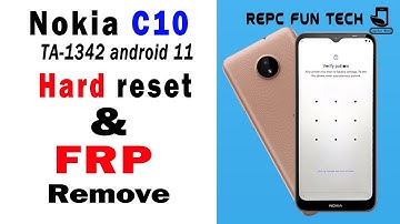 🔥 nokia c10 hard reset | nokia ta-1342 frp bypass