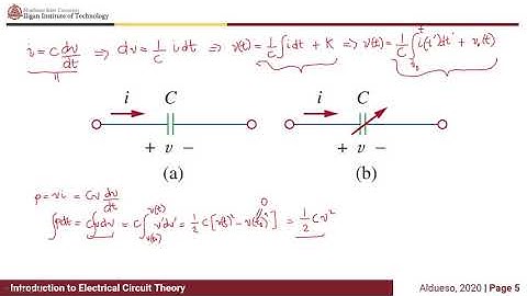 EEE130 - Electric Circuit Theory I: Capacitors Part I