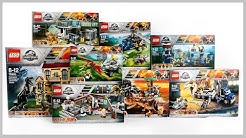ALL LEGO Jurassic World Fallen Kingdom Compilation Speed Build Construction Toys 