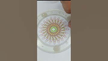 Satisfying Spirograph Art | ASMR Spiral Pattern for Relaxation! #art #shorts #spirograph #satisfying