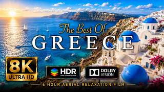 The Most Beautiful Places in Greece 🇬🇷 8K Cinematic Drone Experience