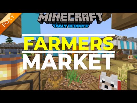 Thumbnail For FARMERS MARKET | Truly Bedrock Season 2 [42] | Minecraft Bedrock Edition 1.16.4