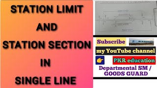 station limit and station section in single line in Indian railway @khanacademy