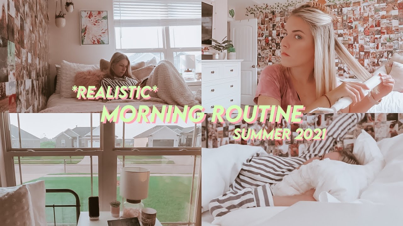 My Summer 2021 Morning Routine | **realistic & easy to follow** - YouTube