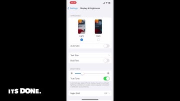 HOW TO CHANGE DARK OR LIGHT APPEARANCE AND ENABLE AUTOMATIC APPEARANCE MODE IN IOS 16 IPHONE