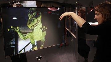 Augmented reality (AR) and gesture interaction real time 3D characters