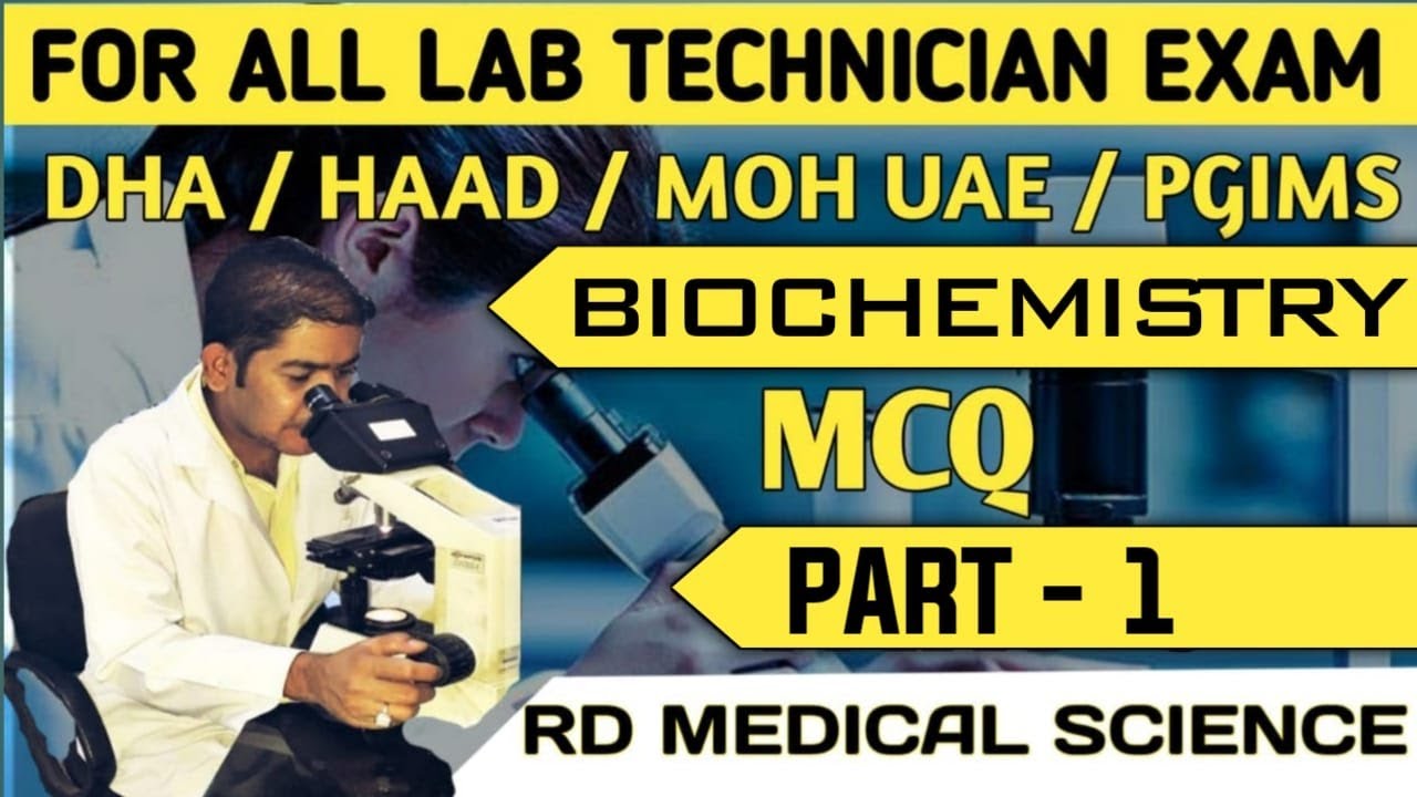 Biochemistry  MCQ for DHA,MOH,HAAD | MODEL PAPER DHA,HAAD,MOH| Medical laboratory  technology  MCQ|