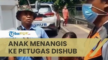 Viral Video Anak Menangis Histeris ke Petugas Dishub Agar Motor Ayahnya Tak Diangkut
