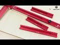 Stair Tread Template Tool, Stair Tread Gauge Measuring Tool Jig with Track