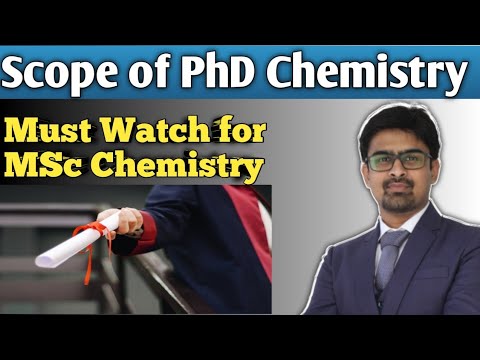 scope of phd chemistry in india
