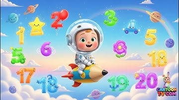 1 2 3 4 The BEST Way to Learn NUMBERS 41-60 for Kids | Episode 3 | Cartoon-tv-com