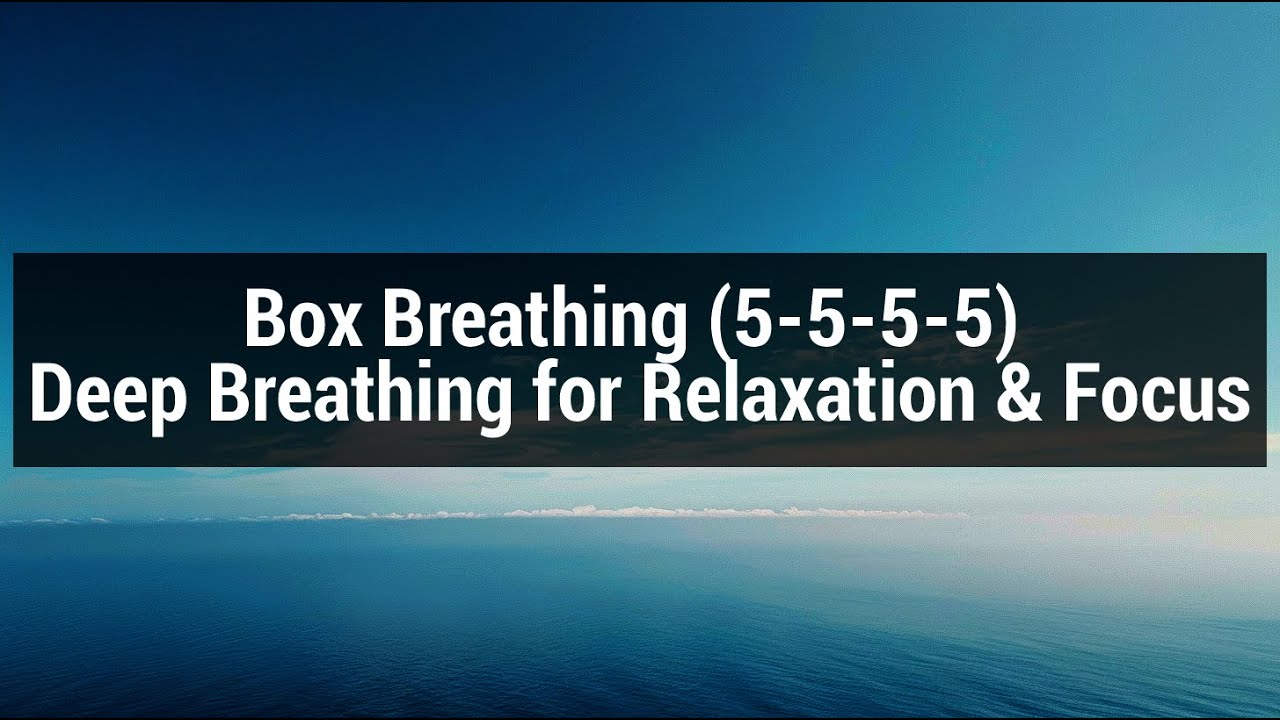 Box Breathing Technique | 5-5-5-5 Guided Breathing for Calm & Focus ...