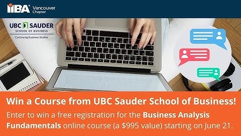 Win a UBC Business Analysis course