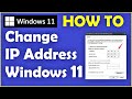 How to change ip address on windows 11  too easy  change ip address windows 11