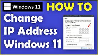 How to Change IP Address on Windows 11 [ Too Easy ] Change IP Address Windows 11 screenshot 5