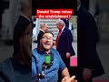 La política de Donald Trump para conseguir la paz .