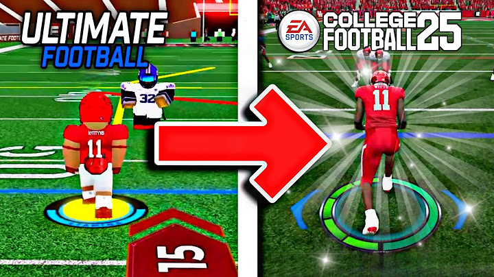 When A Roblox Player Plays NCAA Football 25 For The First Time