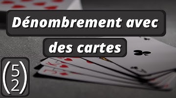 Dénombrement avec des cartes à jouer - exercice corrigé