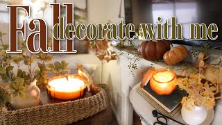 Fall Decorate With me 2022 | Decorating for Fall | Deep, Warm \& Cozy Fall Decorating