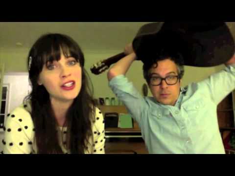 Videochat Karaoke - Zooey Deschanel + M.Ward - "Stars Fell On Alabama"