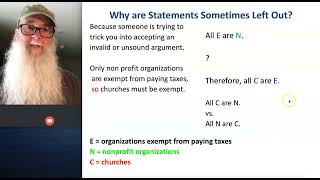 Enthymemes: Don't Accept the Bad for the Good