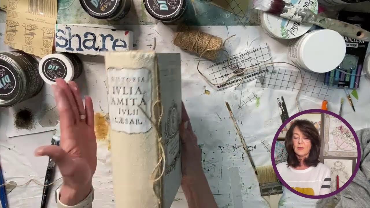 How to paint a paper mache box YouTube