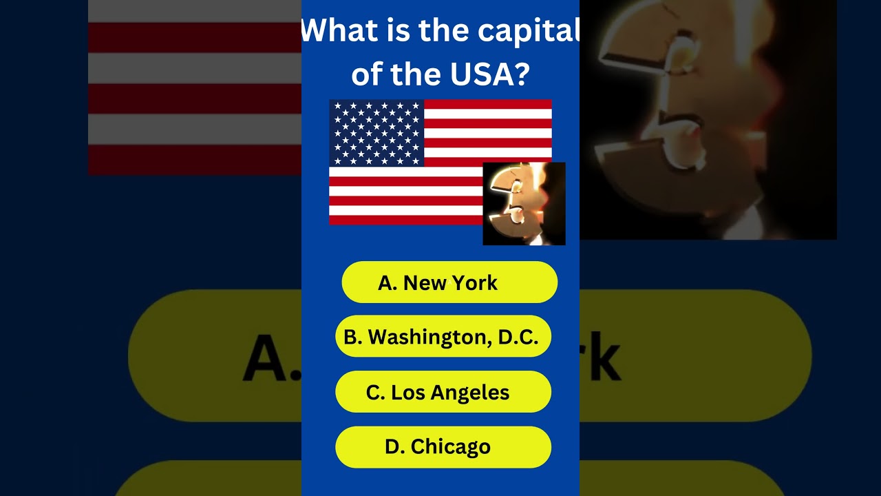 Countries-Capitals-USA || United States of America || America