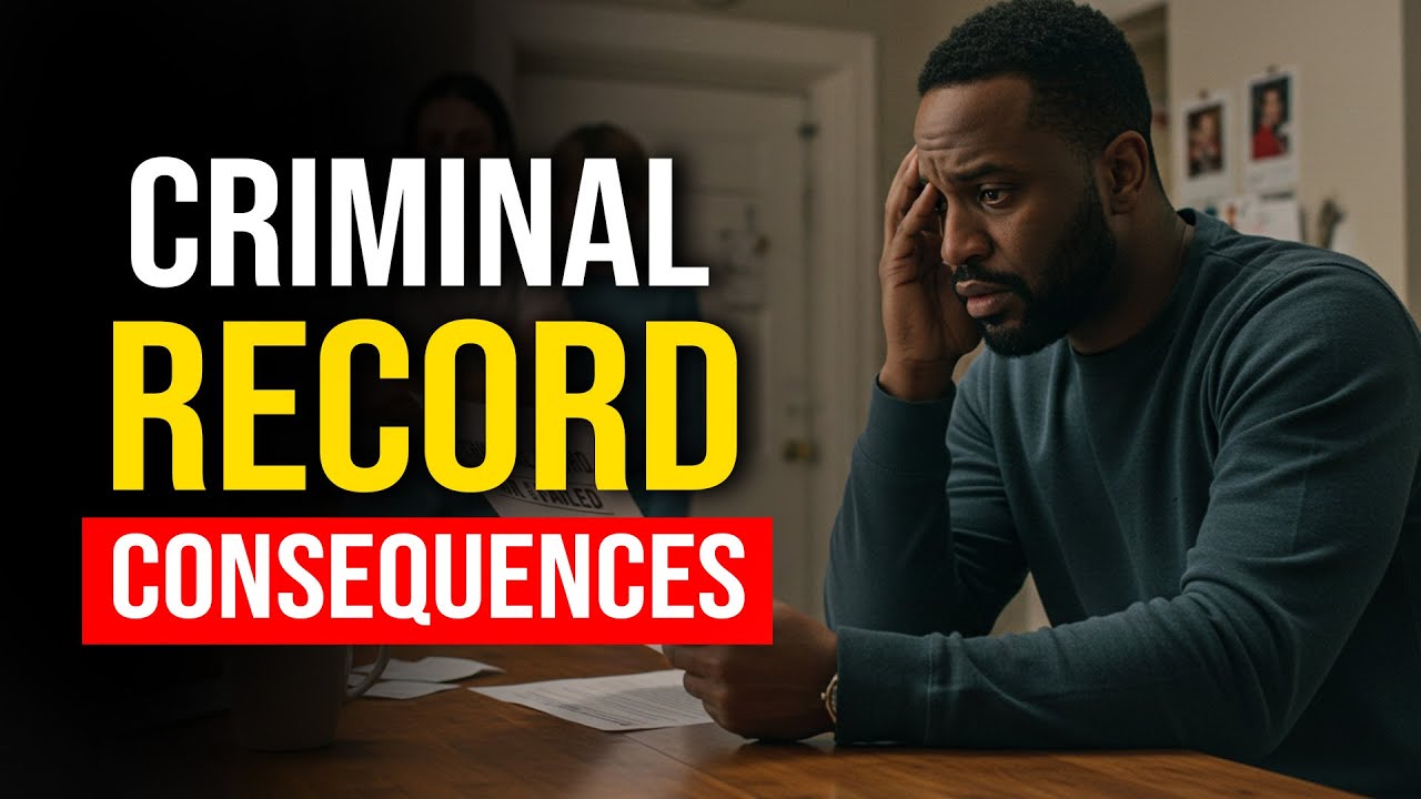 Can a criminal record affect your job or family life