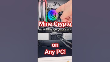 How to Mine Cryptocurrency on any PC! #shorts #cryptomining #howto