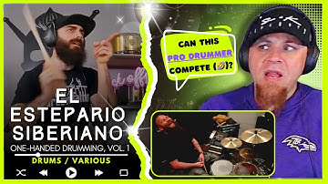 EL ESTEPARIO SIBERIANO "One-Handed Drumming, Vol. 1"  // Audio Engineer & Pro. Drummer React