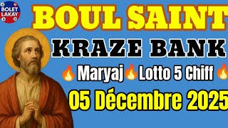 Boul Bolet Saint Kraze Bank Jodi 05 Decembre 2025 #boulsaint #tchala #bolet