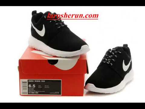 Chaussures nike roshe run homme noir pas cher 58€