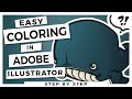 Adobe Illustrator CC Tutorial adding Color