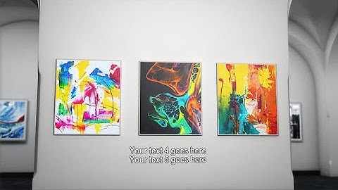 Create an Online Art Gallery Video to showcase your Pictures or Clips - MakeWebVideo.com