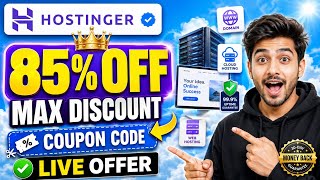 🚀 Hostinger 85% OFF Coupon Code 2026 | Hosting at Lowest Price Ever
