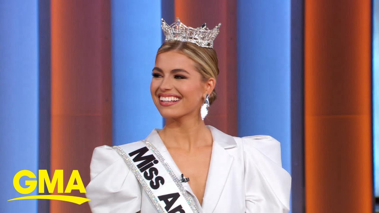 Newly-crowned Miss America discusses her new title