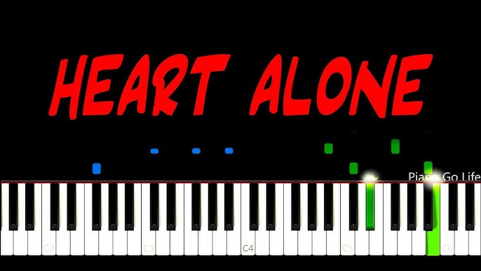 ALONE – HEART PIANO CHORDS & Lyrics – Bitesize Piano