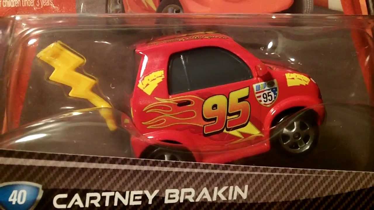 ミニカー CARTNEY BRAKIN Disney/Pixars Cars 2 Cartney Brakin #40 CHASE Diecast Model - YouTube