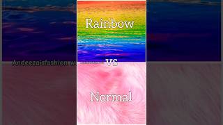 Rainbow Vs Normal Dress Heels Nails Make Up Etc 