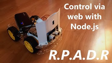 Raspberry Pi Autonomous Driving Robot: Control via web with Node.js