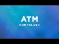Don Toliver ATM Lyrics