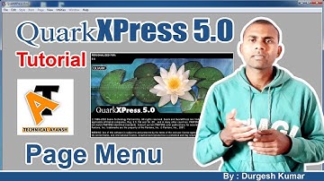 QuarkXPress 5.0 | Page Menu Tutorial in Hindi | Technical Ayansh | Newspaper | Class 7th