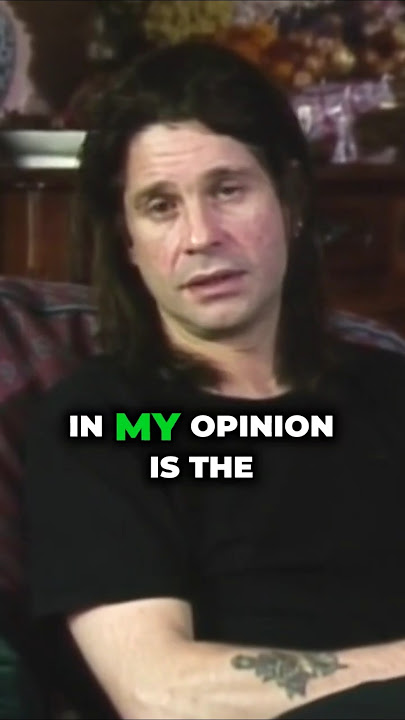 Ozzy Osborne Thinks Alcohol Is The Most Dangerous Drug Out There #shorts