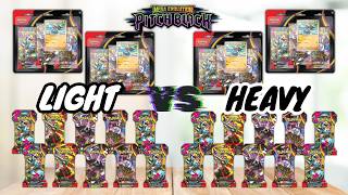 Opening LIGHT vs HEAVY Pitch Black Packs - INSANE Results