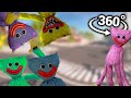 360° Video || Huggy Wuggy and Kissy Missy 360/VR || Funny Horror Animation